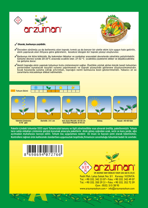 Barbunya(oturak) 50 Gr